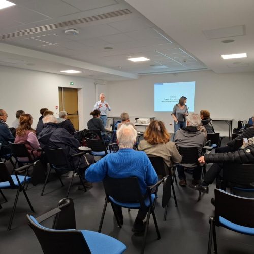 2025 – 11 – 14 Visite du laboratoire par l&rsquo;association des anciens et amis du CNRS